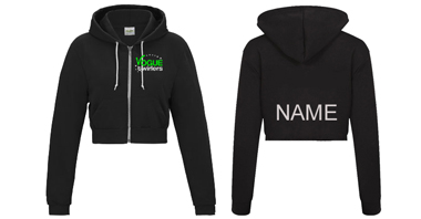 *PERSONALISED* Crop Zoodie - JH056